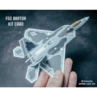 F-22 Raptor Jet Model Kit – 3D Printed (DIY Assembly)