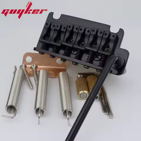 Guyker Black Non-locking 2 Point Guitar Tremolo Bridge String Spacing 10.8MM With Tremolo System Sad