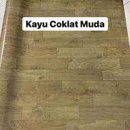 KARPET VINYL LANTAI IMPORT MOTIF KAYU / MARMER PERLAK WALLPAPER KERAMIK LANTAI VINIL UNTUK KAMAR