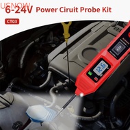 USNOW Multifunctional Car Circuit Tester, DC 6-24V 8A Automotive Electric Circuit Tester, Voltage Po