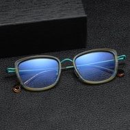 ARLT5965 New Style Fashionable All-Match Cat's Eye Pure Titanium Sheet Glasses Frame Can Be Matched 