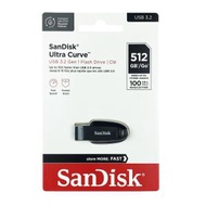 SanDisk - 512GB Ultra Curve USB 3.2 隨身碟 Flash Drive USB手指 (SDCZ550-512G) [平行進口]