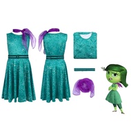 VERIDIAI Anger Fear Inside Out 2 Cosplay Costume Sadness Cartoon Carnival Party Dress Up Creative Jo