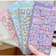 3D Puffy Stickers Set (4 Sheets) | Cute Raised Decorative Stickers | Kawaii Reward Stickers for Plan