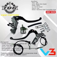 RADIAL BRAKE MASTER Z6047 SET 1 TUBE TQ6 V3 VIETNAMOriginal RIGHT SET + HANDLE CLUTCHKiri PLUS TUBE 