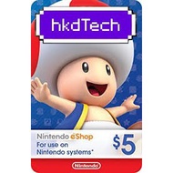 Lowest 5USD Nintendo Eshop Reload Card (Read before purchase) Switch / 3ds / Wii US USA