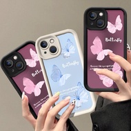 Beautiful Pink Blue Butterfly Pattern Phone Case Compatible For OPPO A5X A5 A5i Pro A3 Pro A6 Pro A3