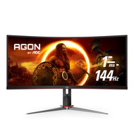 CU34G2X 34" Curved Frameless Immersive Gaming Monitor, UltraWide QHD 3440x1440, VA Panel, 1ms 144Hz