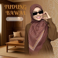 Hailee chestnut - Tudung Bidang 45 Cotton Voile Sesuai untuk Semua Gaya