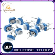 10X 6mm 10k ohm Horizontal Pot Variable Cermet Potentiometer Trimmer Resistor UK