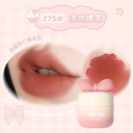 พร้อมส่งจากไทย ลิปสติก NOVO Lip Mud Velvet Lip Cream ครีมเนื้อนุ่ม สีสวย เกลี่ยง่าย กันน้ำ โนโว 5918