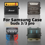 for Samsung Galaxy Buds3/buds 3 Pro Shockproof Headphone Case Cover Galaxy Buds 3 pro Shockproof Sil