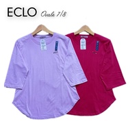 Original ECLO 7/8 Ovale Women's T-Shirt Baju T Shirt Perempuan Baju Perempuan