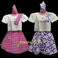 TERNO KIMONA AND PALDA WITH BANDANA AND ALAMPAY FOR LINGGO NG WIKA (KIDZ & ADULT) | Barot Saya for K