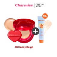 คุชชั่นแดง X กันแดด 10g | Charmiss เซตผิวปัง Perfect Heart Everlasting Matte Cushion + UV Extra Shi
