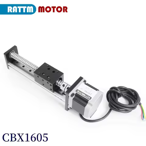 CBX1605 CNC Linear Guide Stage Rail Motion Slide 100/200/300/400/500mm Table SFU1605 Ball Screw Line