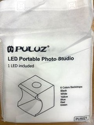 全新 New PULUZ LED Portable Photo Studio LED迷你手提攝影棚套裝 | 配備6款EVA背景 | 內置LED燈/USB電纜