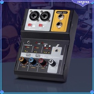 [Ranarxa] Audio Sound Mixer ,Audio Mixer Controller with 16 Bit 48KHz Audio Resolution ,Easy Connection ,2 Channel Audio Digital Mixer for Podcasting ,KTV