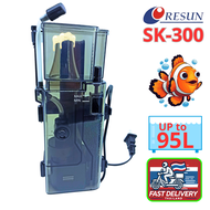 RESUN SK-300 High-Quality Protein Skimmer for Aquariums Easy-to-Use Cleaner Tool for Fish Tanks up t