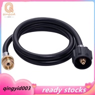 4ft Propane Hose Adapter 1lb to 20lb, Convert Propane Tank for Buddy Heater/ Q Grill/ Stove
