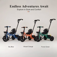 BS 315 2in1 Child Tricycle Pushable Multi-Purpose Stroller Bike with Seat Belt for Baby