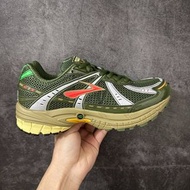 🤩必備復古機能跑鞋🤩 Brooks Adrenaline GTS 12 軍綠復古越野跑鞋 | 透氣不悶腳 | 緩震支撐 | 戶外日常皆宜|