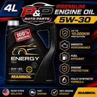 STOCK FROM AUTONAS - ORIGINAL ENERGY MANNOL SAE 5W30 5W40 0W20 FULLY SYNTHETIC ENGINE OIL 4L