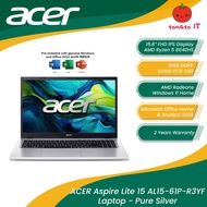 ACER Aspire Lite 15 AL15-61P-R3YF Laptop - 15.6" IPS/R5-8640HS/16GB DDR5/512GB SSD/Radeons/Windows 1