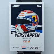 1 Card Menu Variation Lightning Lids Verstappen Hadjar Topps Turbo Attax 2026