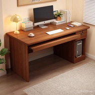 Home Desk Modern Bedroom Solid Wood Core Office Desk with Drawer Integrated Computer Desk Simple Wal