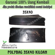Polybag tanaman ukuran 35 x 40 berat 500gr-1kg/polybag 35 x 40