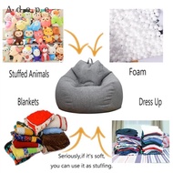 [Adepe] Oxford Beanbag Cover Bean-bag Couch Slipcover Kid's Plush Toys Storage Bag