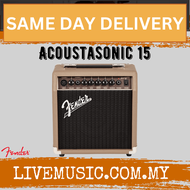 Fender Acoustasonic 15 Watts, 1x6  Acoustic Guitar Amplifier