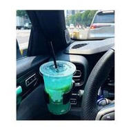 1pc Multifunctional Universal Car Air Vent Drink Holder With Cup Tray, Car Cup Holder Mounted On Air