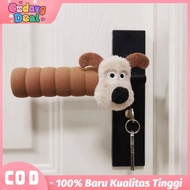 Set Penutup Gagang Pintu Pelindung Anti Statis & Benturan Desain Lucu untuk Rumah 2pcs