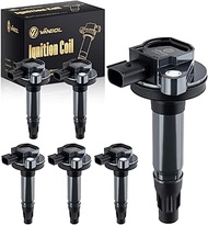 Set of 6 UF553 Ignition Coil Pack Compatible with 2007-2018 Ford Edge Explorer F150 Fusion Flex Must