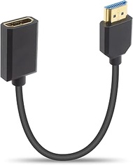 Duttek 8K Short HDMI Extension Cable, Short HDMI to HDMI Extender Cable 48Gbps, HDMI Male to Female 