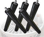 Pack of 5 Polyurethane Conveyor Rollers, Industrial Factory Conveyor Belt Replacement Roller 7.5in 1
