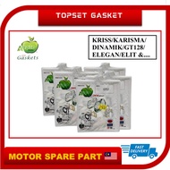 TOPSET GASKET MODENAS JAGUH KARISMA KRISS GT128 ELEGAN ELIT150 TOP SET 100% ORIGINAL GASKET LAPIK BL