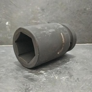 MATA 38Mm Impact Socket Bit 6Pt 1 Inch Impact Truck Wheel Socket Wrench 38Mm 1"