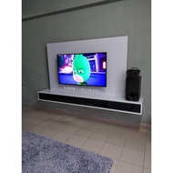INSTALLMENT Wall mount modern floating tv cabinet / kabinet tv moden gantung (2777361263)