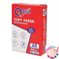 Q-BIZ A5 80 Gsm Copier Paper Contains 500 Sheets/Ream (Small As Small Half Of A4 Paper) Copy.