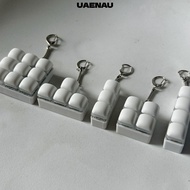 UAENAU Fidget Keychain, Keys Button Keycap Finger Keyboard Cap,  3/4/9Keys Relief Stress DIY Keyboar