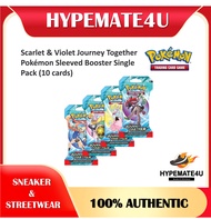 [Ready Stock] Pokemon TCG Scarlet & Violet Journey Together Pokémon Sleeved Booster Single Pack (10 