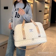 Spacious Large Capacity Travel Duffle Bag,  Lightweight, Water-Resistant, Argyle Pattern Luggage Bag