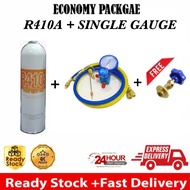 Single Manifold Gauge R32/R410a/R22/R134a Gas Meter Gas Gauge Topup Set