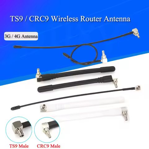 2Pcs/lot Wifi Antenna 3G 4G Antenna TS9 Wireless Router Antenna CRC9 for E5573 E8372 E3372 PCI Card 