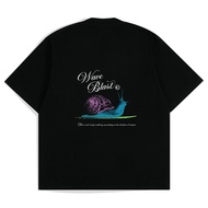 Waveblast Oversize T-Shirt - Slowsurf BlackS-5XL