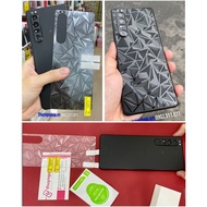 ✒☈3d diamond back stickers for sony xperia 1 iii / xperia 1 / xz2 high-quality / xz3 / xz1 / xz / ..