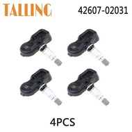 42607-02031 4Pcs TPMS Tire Pressure Sensor for Toyota Land Cruiser FJ Rav4 IV Fortuner Corolla Avens